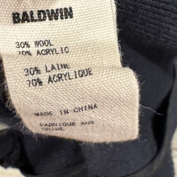 Baldwin Wool Blend Knit Buttoned Front Pockets Preppy Blazer Size Small - Picture 16 of 16